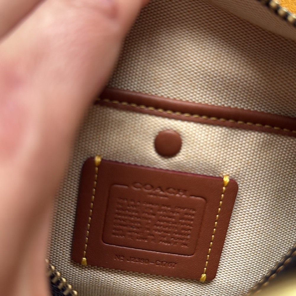 Coach Rogue 25 Black and Gold Satchel - Picture 8 of 13